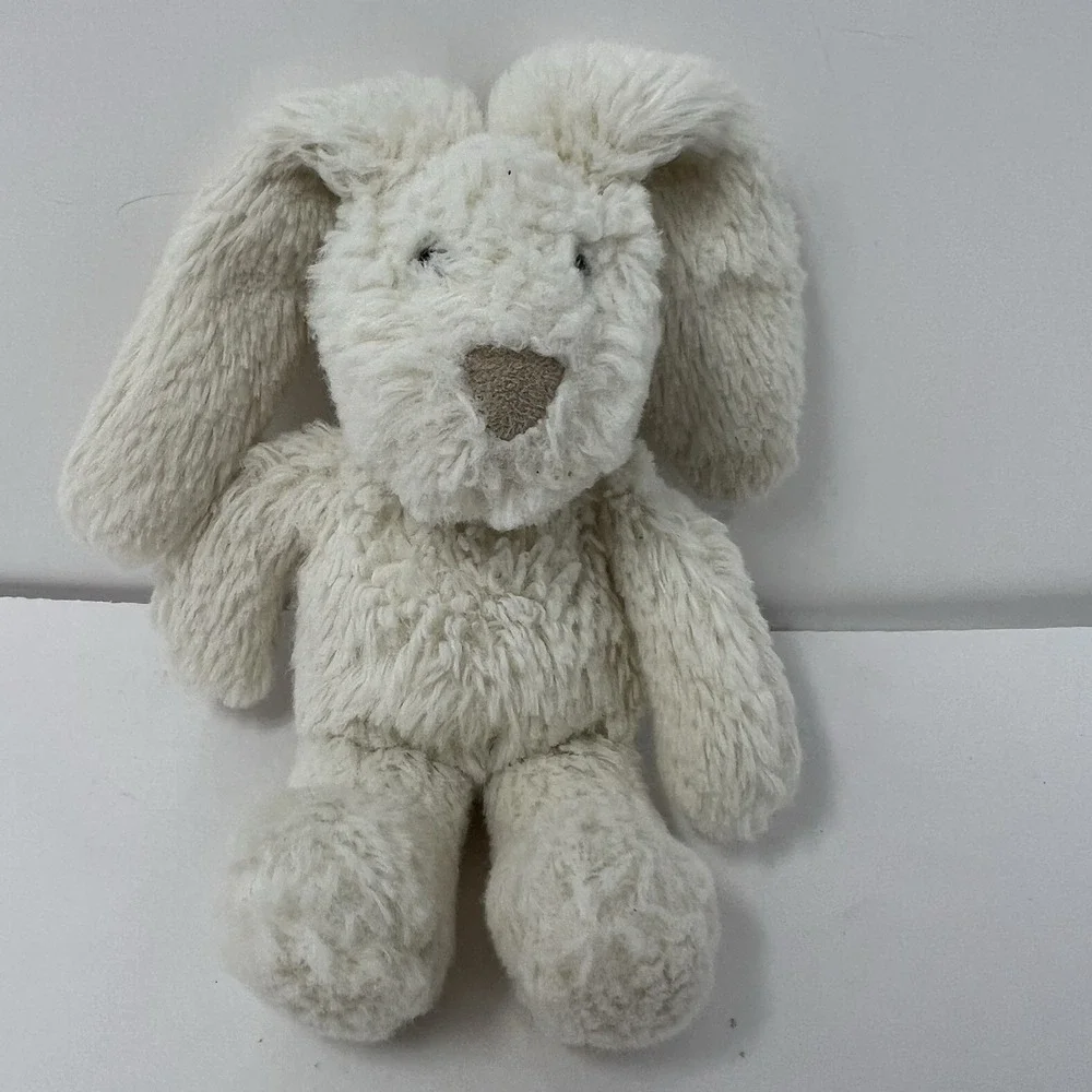 Jellycat‎ White Bunny Plush GAP25 Beanbag 5 Inch Mini Soft Stuffed Animal Toy
